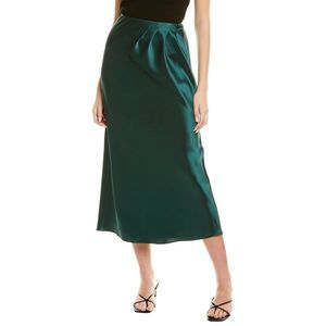 Lafayette 148 New York Teal Midi Skirt